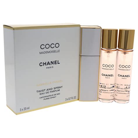 chanel coco mademoiselle travel spray|chanel coco mademoiselle intense refills.